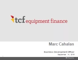 Marc Cahalan  Business Development Officer