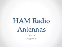 HAM Radio Antennas KF7CLY