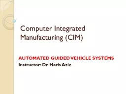 Computer Integrated Manufacturing (CIM)