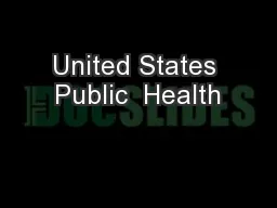 United States Public  Health