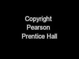Copyright Pearson Prentice Hall
