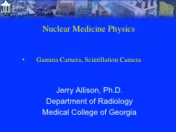 Nuclear  Medicine  Physics
