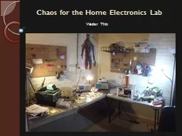 Chaos for the Home Electronics Lab