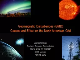 Geomagnetic Disturbances (GMD)