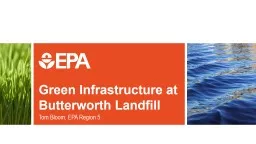 Green Infrastructure at Butterworth Landfill