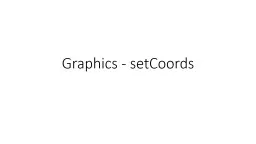 Graphics -  setCoords The coordinate system of