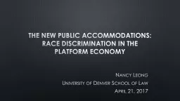 The New Public Accommodations:
