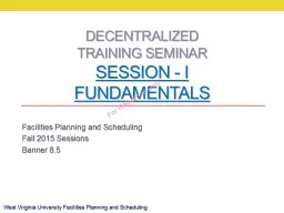 Decentralized  Training Seminar