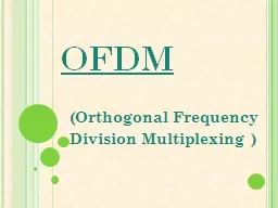 OFDM (Orthogonal Frequency