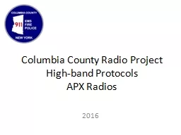 Columbia County Radio Project
