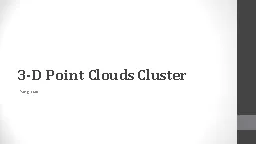 3-D Point  Clouds Cluster