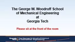 The George W. Woodruff School of Mechanical Engineering