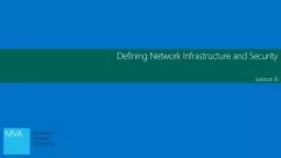 Defining Network Infrastructure and Security