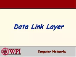 Data Link Layer     Computer Networks
