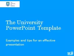 The University PowerPoint Template