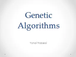 Genetic Algorithms Yohai