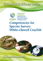 Competencies for Species Survey Whiteclawed Craysh www