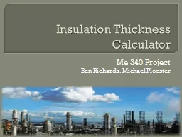 Insulation Thickness Calculator
