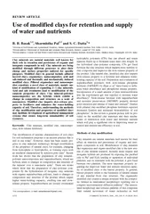 REVIEW ARTICLE CURRENT SCIENCE VOL