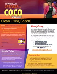 Clean living coach