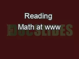  Reading  Math at www
