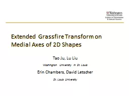 Extended  Grassfire  Transform on Medial Axes of 2D Shapes