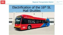 Electrification of the 16