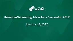 Revenue-Generating Ideas for a Successful 2017