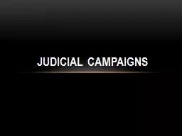 Judicial Campaigns