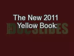 The New 2011 Yellow Book: