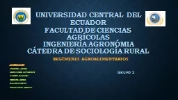 UNIVERSIDAD CENTRAL DEL ECUADOR