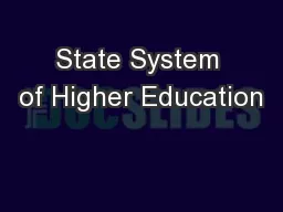 State System of Higher Education