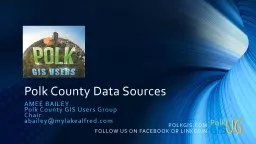 Polk County Data Sources