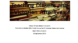 Teaching  Dickens and Victorian