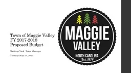 Town of Maggie Valley FY 2017-2018