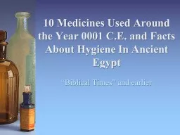 10 Medicines  Used  Around