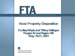 Real Property Disposition
