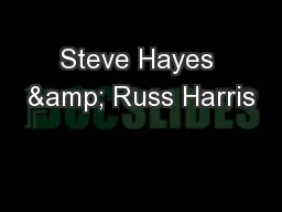 Steve Hayes & Russ Harris