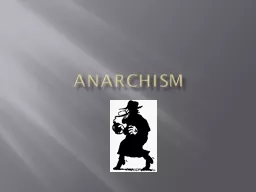 ANARCHIsM Past Questions (15 mark)