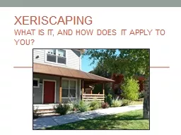 Xeriscaping What  is  it,