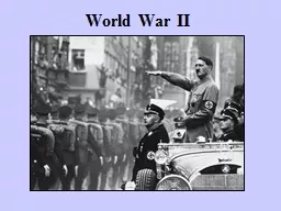 World War II World War II