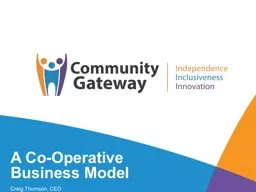A Co-Operative Business Model
