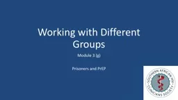 W orking  with  Different Groups