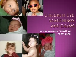 Children Eye Screenings