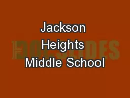 Jackson Heights Middle School