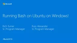 Running Bash on Ubuntu on Windows!