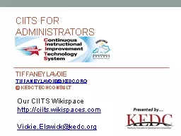 CIITS FOR ADMINISTRATORS