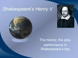 Shakespeare’s  Henry V