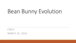 Bean Bunny Evolution CREST