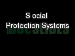 S ocial Protection Systems